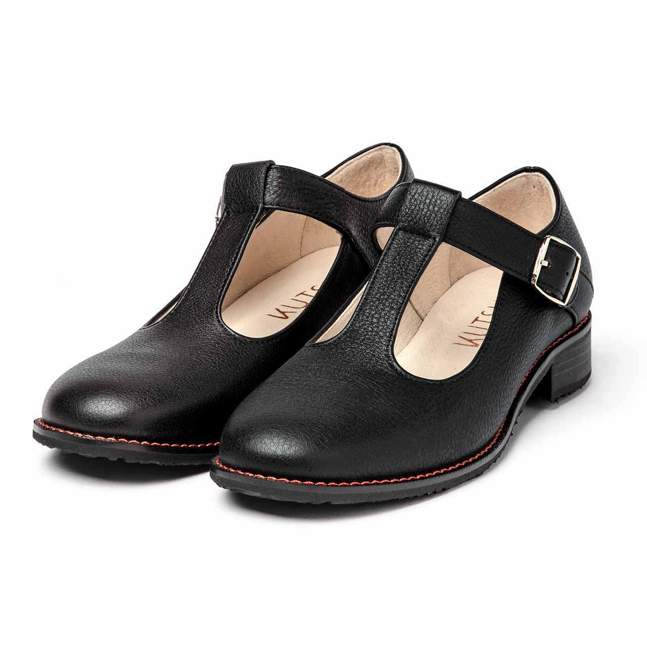 ティーストラップ/ブラック