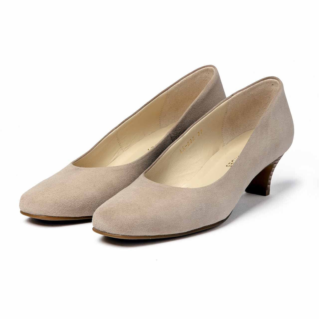 ソフトプレーンパンプス4.5cm/ピンクベージュS