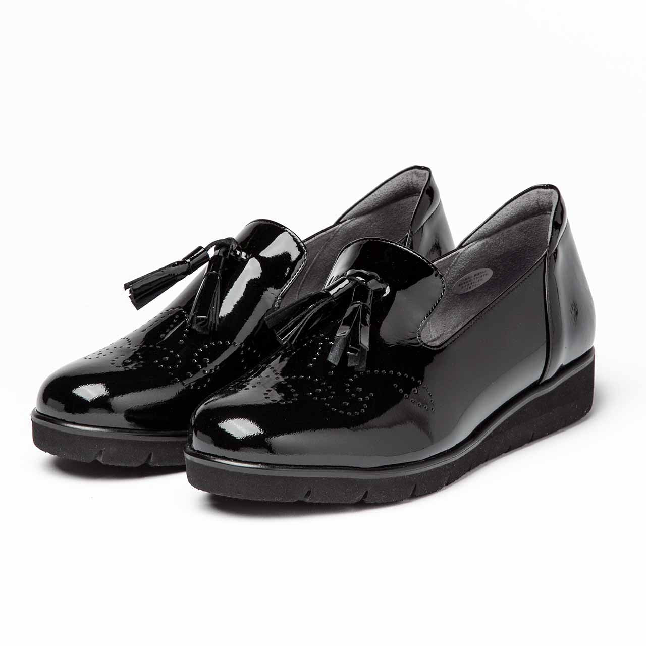 タッセルスリッポン/ブラックE