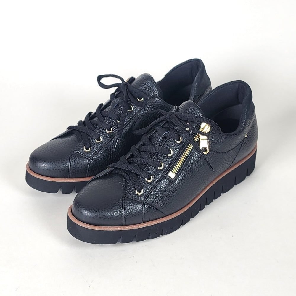 サイドジップレザースニーカー