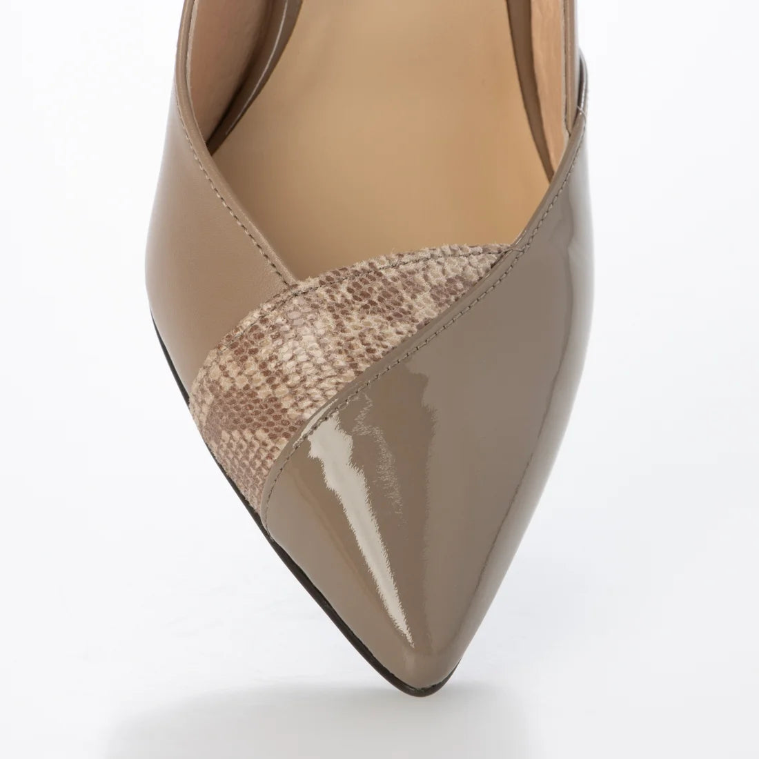 3カラーポインテッドパンプス