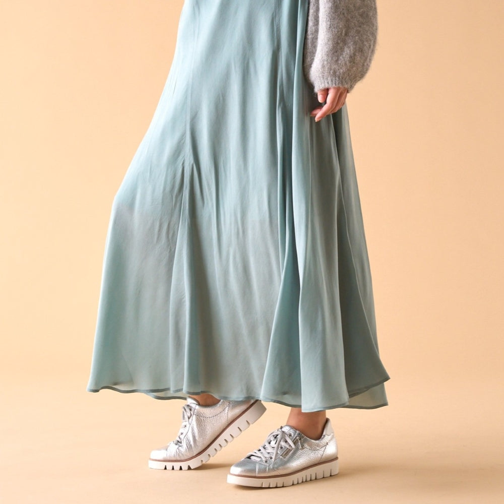 側拉鍊皮革運動鞋