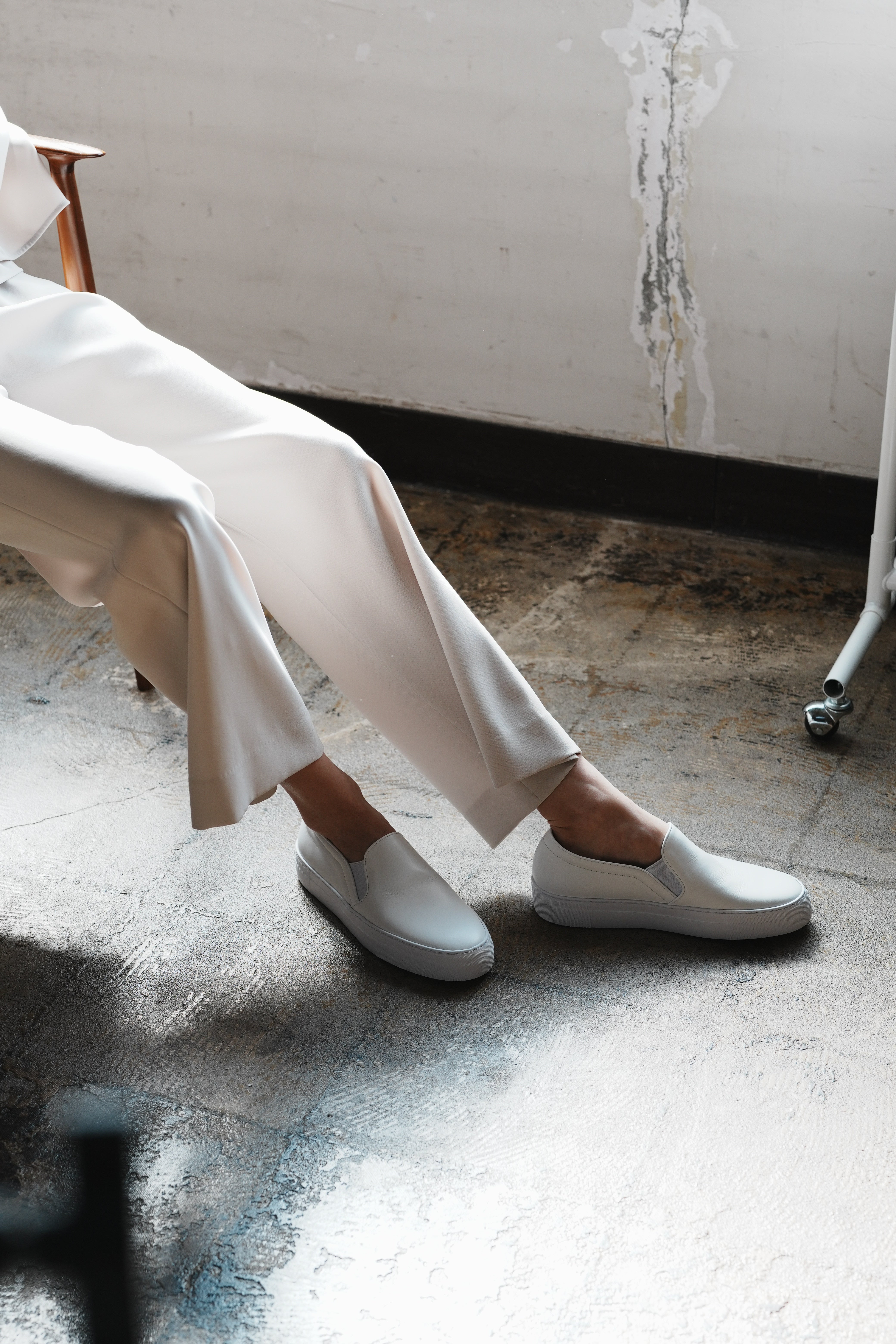 EVAソール レザースリッポン