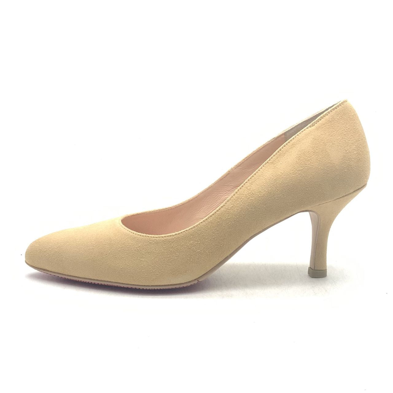 エレガントプレーン7cm/ベージュS