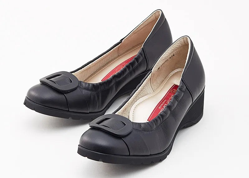 パンプス バックルベルト