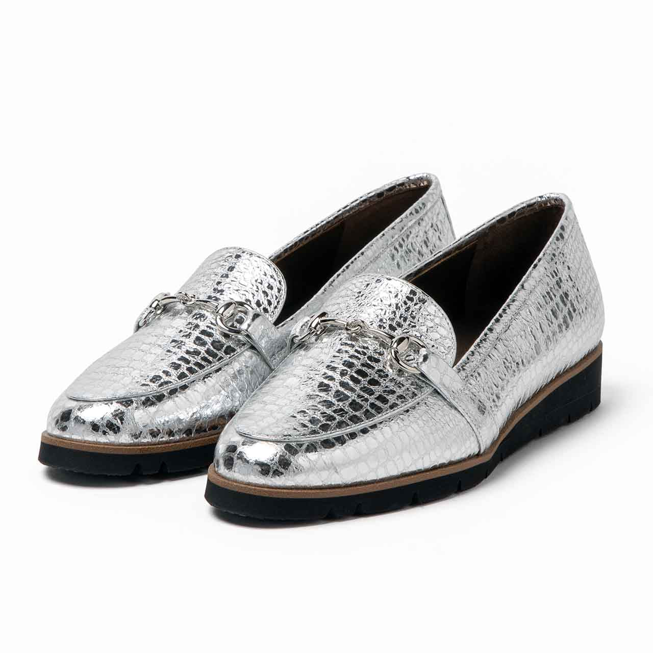 ビットローファー/シルバー