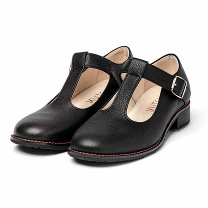 ティーストラップ／ブラック