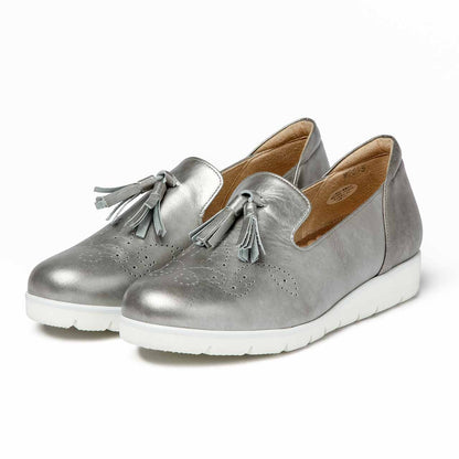 タッセルスリッポン／シルバー