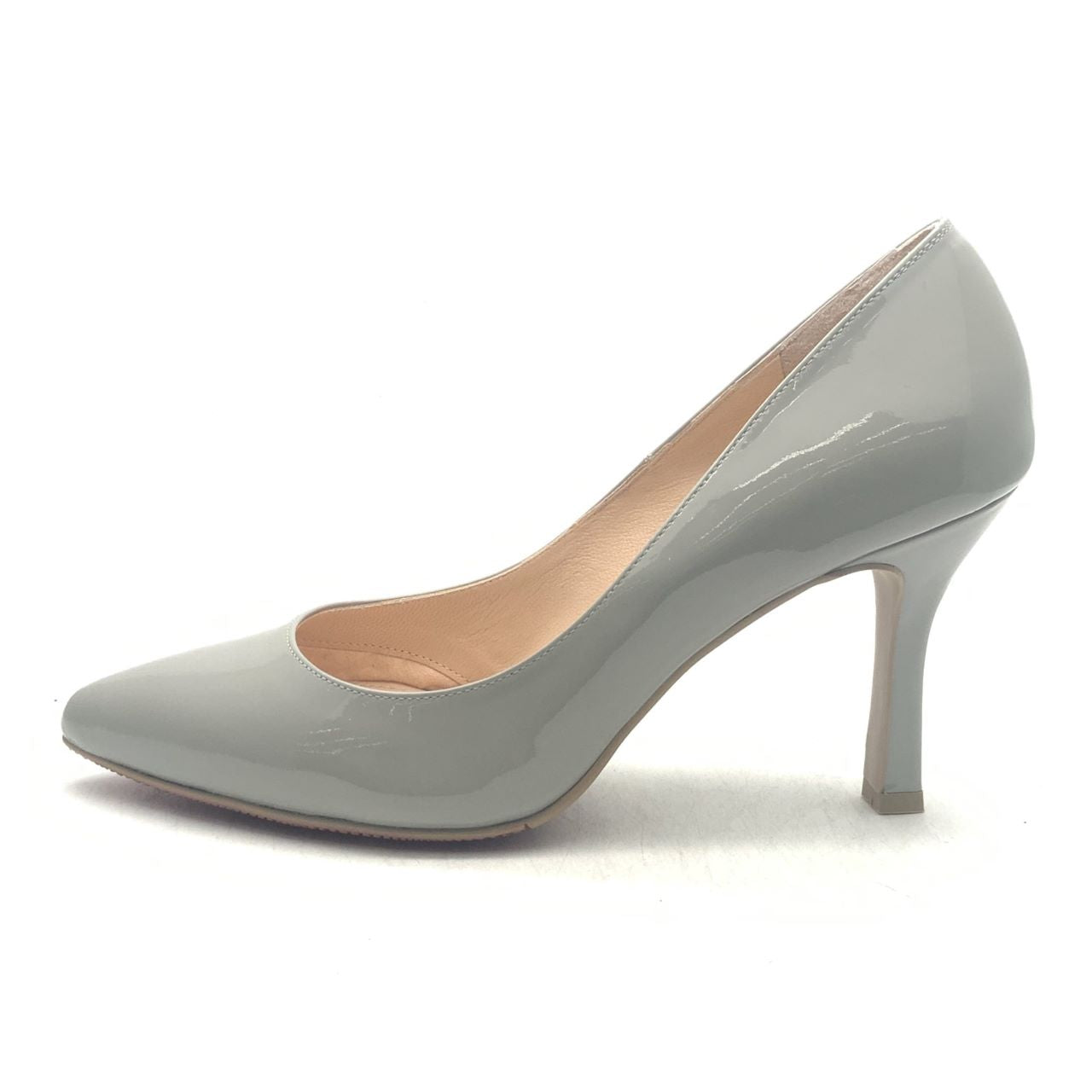 エレガントプレーン8cmポインテッド／グレーE
