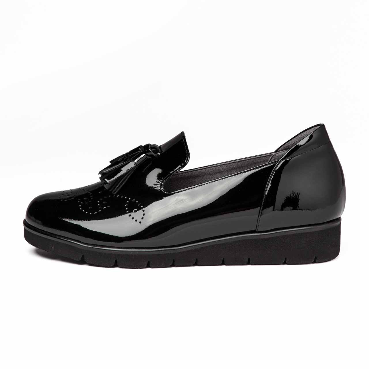 タッセルスリッポン／ブラックE