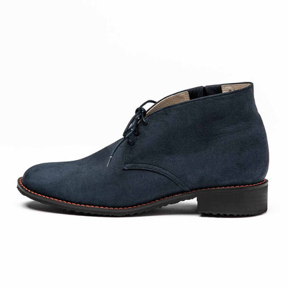 レディースチャッカブーツ／ネイビー