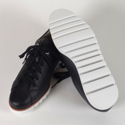 サイドスターパンチングレザースニーカー