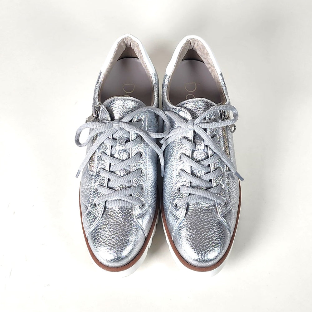 側拉鍊皮革運動鞋