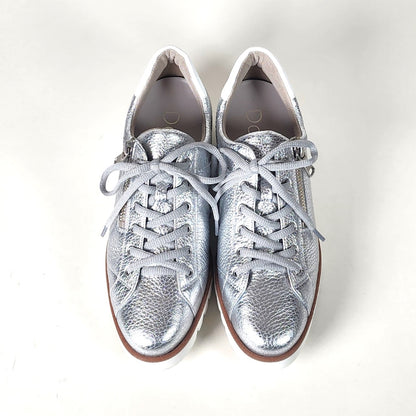 側拉鍊皮革運動鞋