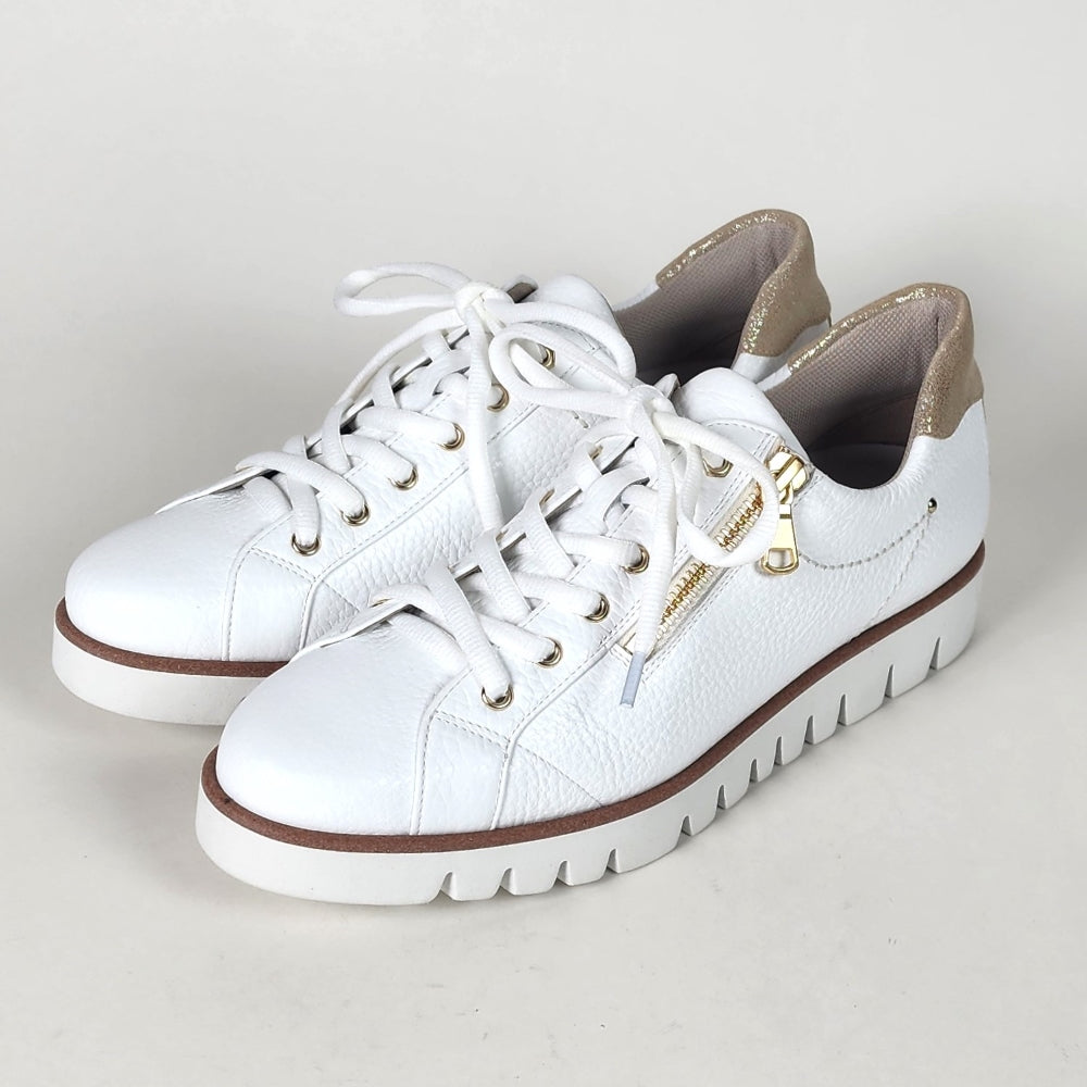 サイドジップレザースニーカー