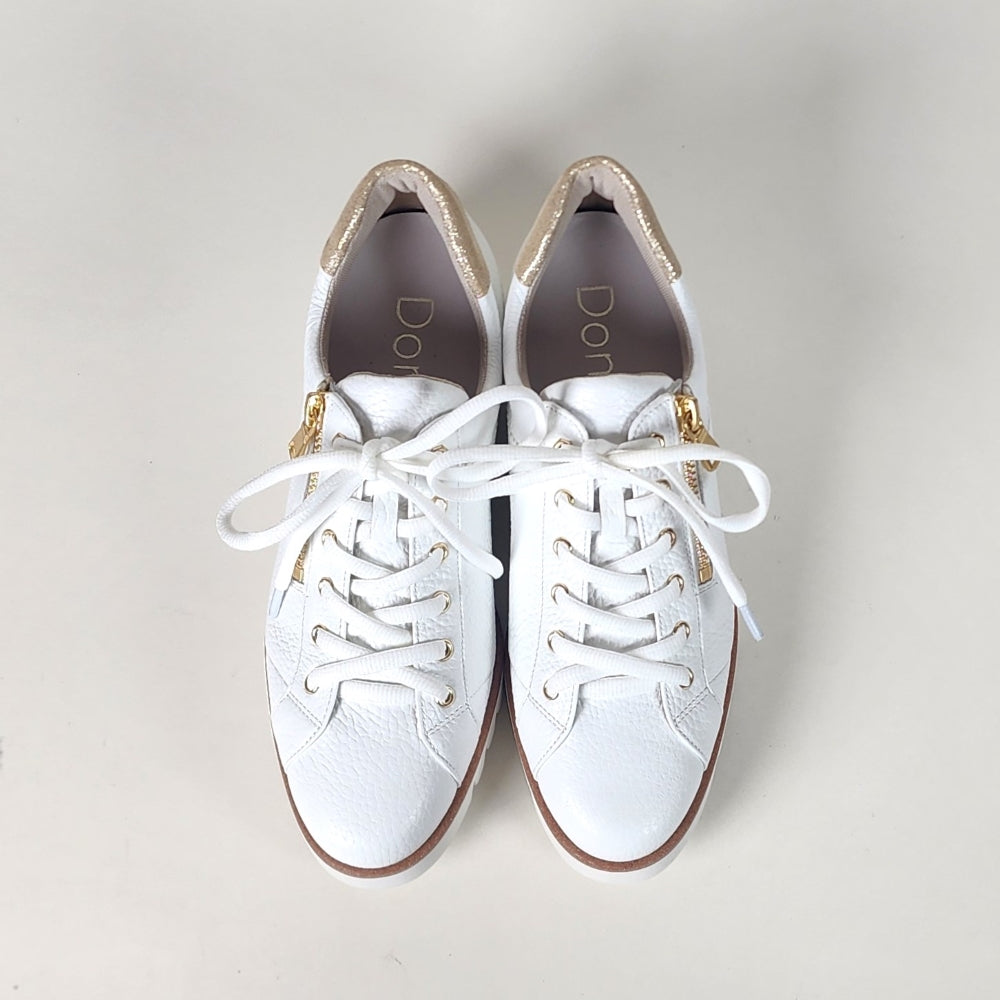 サイドジップレザースニーカー