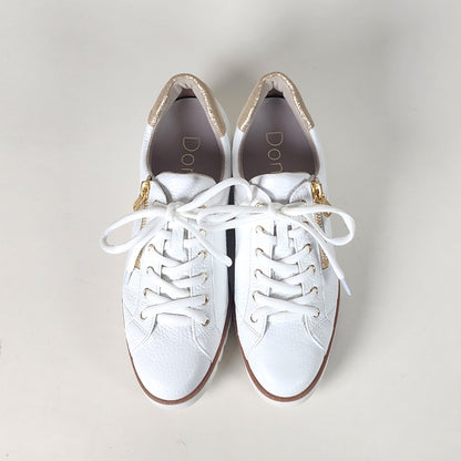 サイドジップレザースニーカー