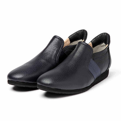 ハイカットスリップインD幅／ネイビー