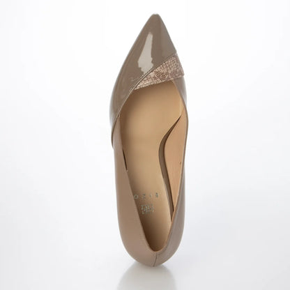 ３カラーポインテッドパンプス