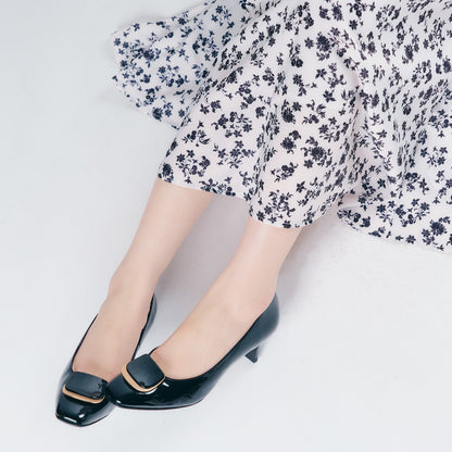 雙重裝飾高跟鞋