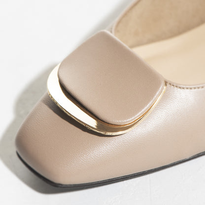 雙重裝飾高跟鞋