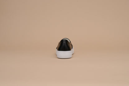 EVA鞋底 皮革懶人鞋