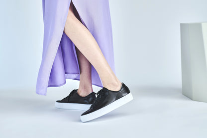 EVAソール レザースニーカー