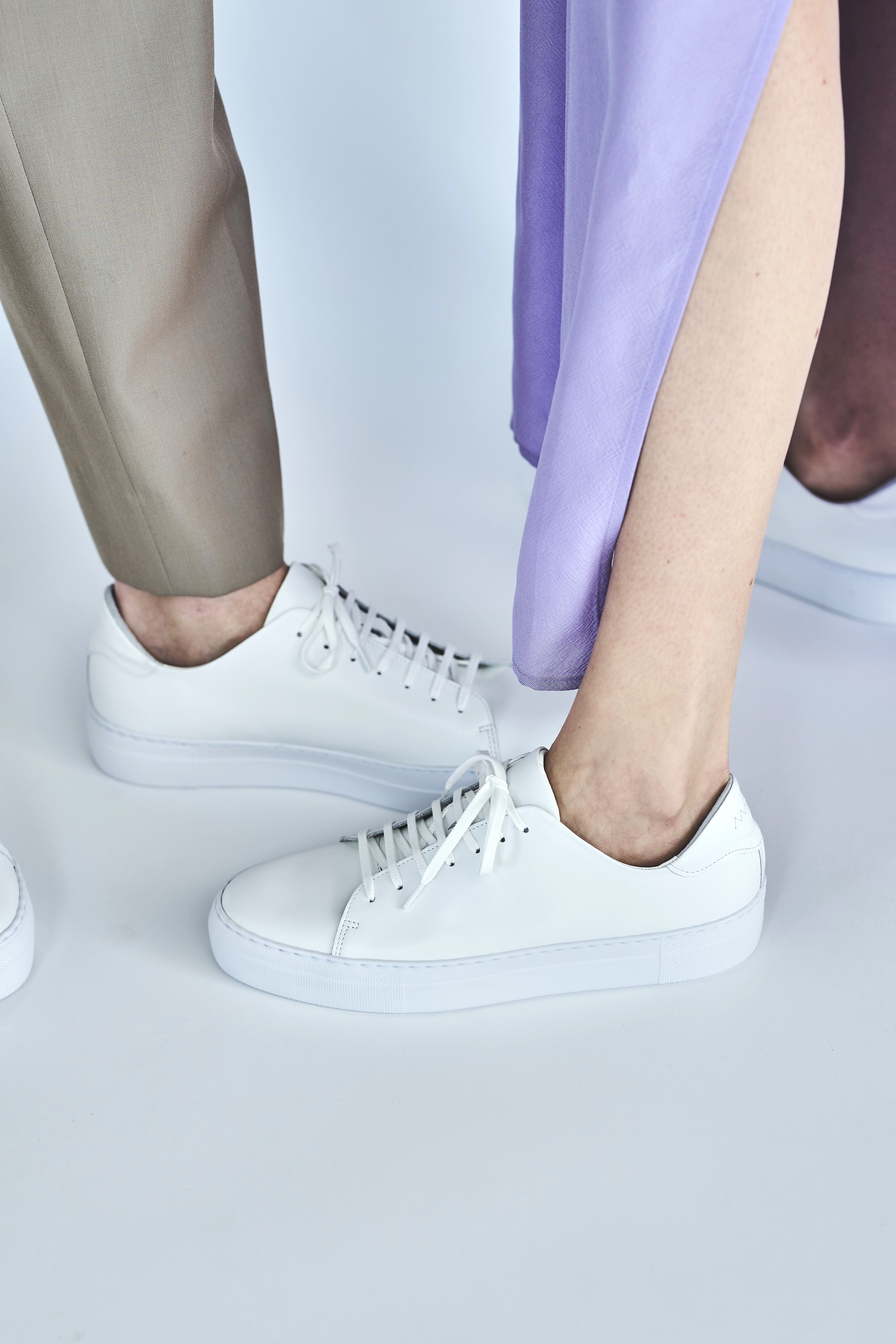 EVAソール レザースニーカー