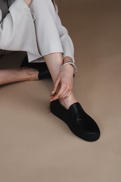 EVAソール レザースリッポン