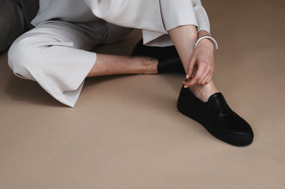 EVAソール レザースリッポン