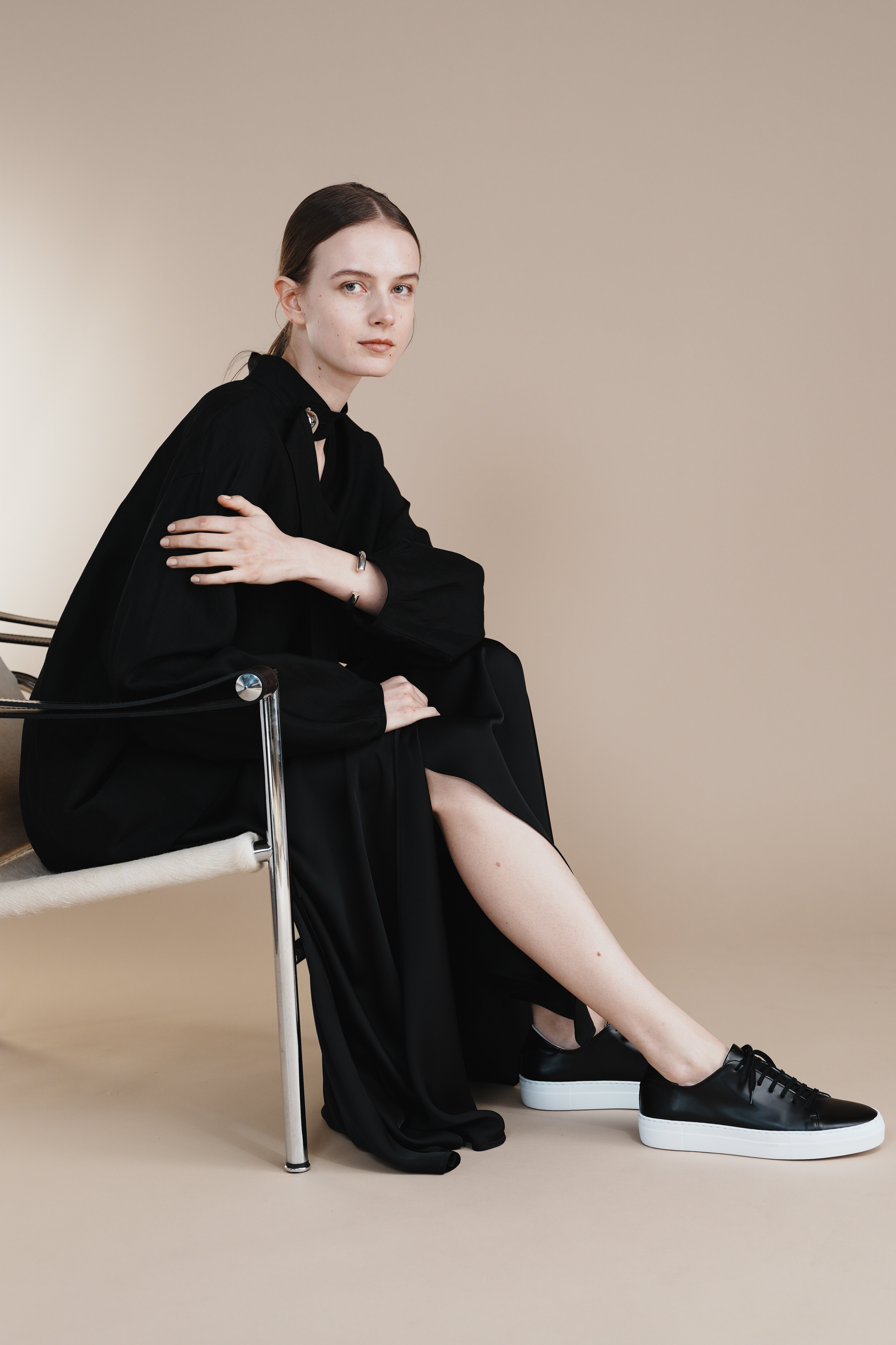 EVAソール レザースニーカー