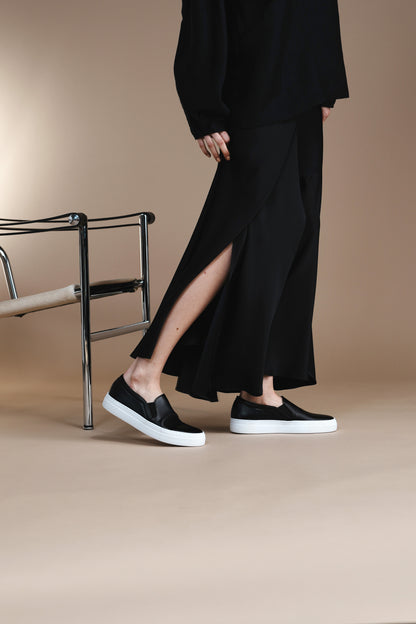 EVA鞋底 皮革懶人鞋