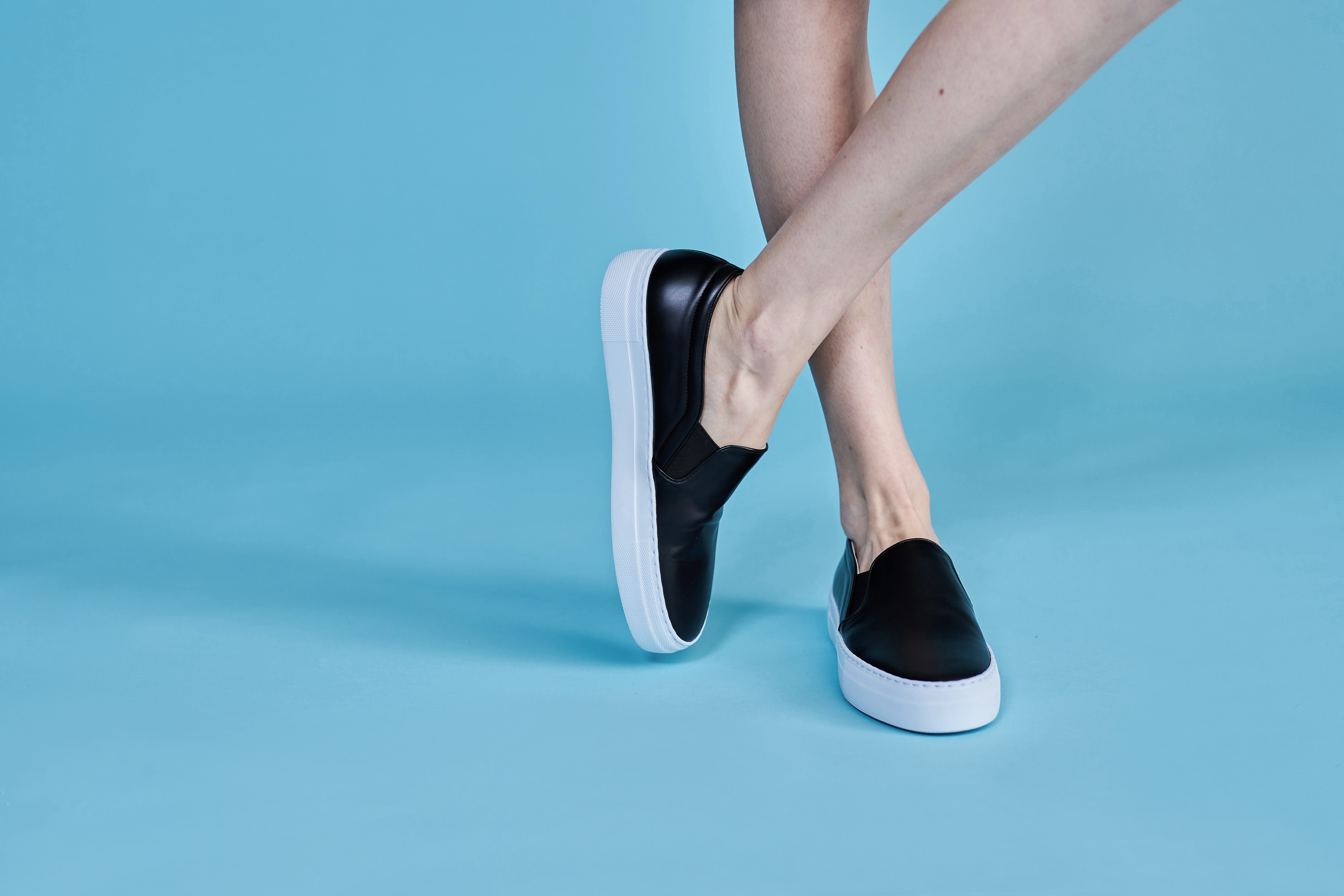 EVA鞋底 皮革懶人鞋