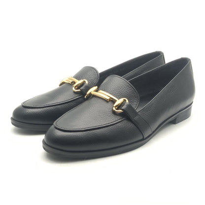 ワコールビットローファー／ブラック