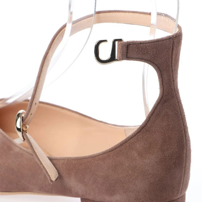 ネックストラップフラットパンプス