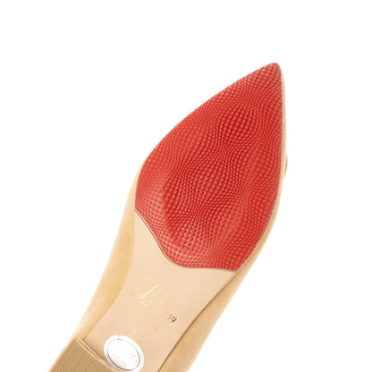 ビジューバックルフラットシューズ