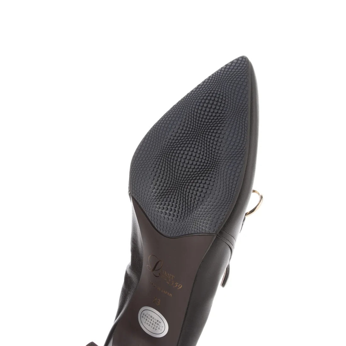 チェーンデザインシャーリングパンプス