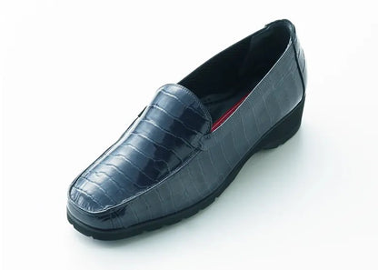 樂福鞋壓紋漆皮