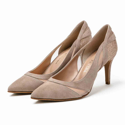 ハイヒールチュール／ベージュS