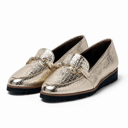 ビットローファー／ゴールド